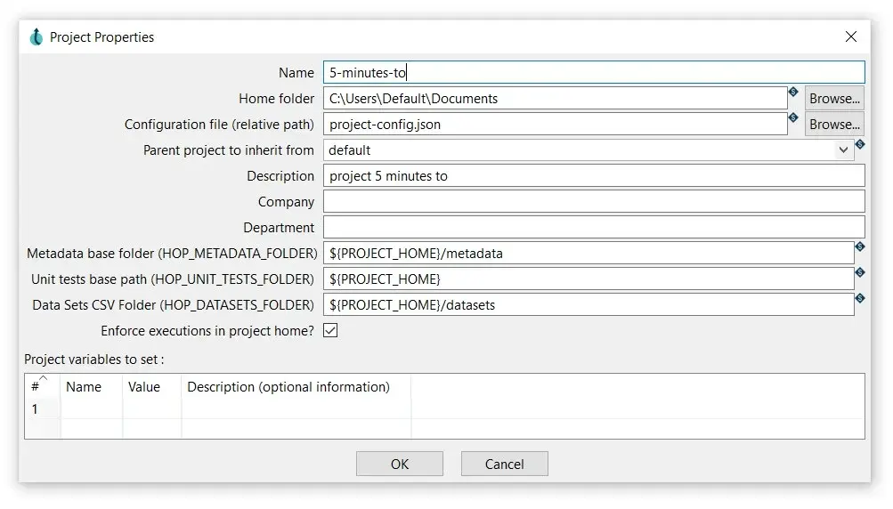 5 minutes to get started with Apache Hop
