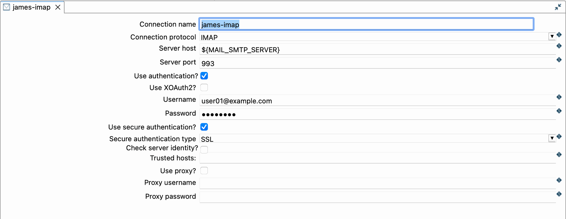 new mail server metadata type in Apache Hop 2.14